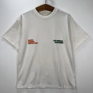 PacSun Pacific Sunwear Graphic Dept. Oversized White T-Shirt - M